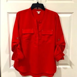 Calvin Klein blouse - Bright red! 🔥